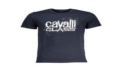 CAVALLI CLASS T-SHIRT MANICHE CORTE UOMO BLU