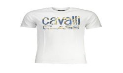 CAVALLI CLASS T-SHIRT MANICHE CORTE UOMO BIANCO