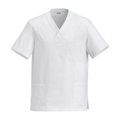 Casacca unisex Leonardo - 100% Cotton - White