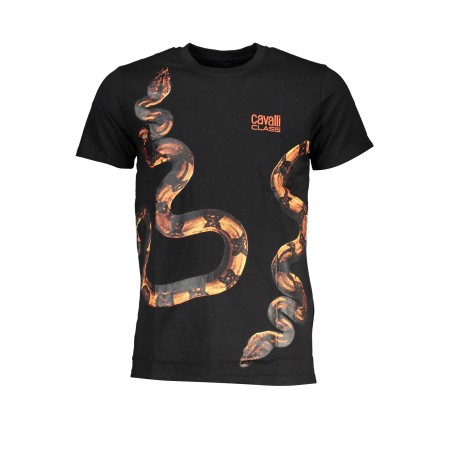 CAVALLI CLASS T-SHIRT MANICHE CORTE UOMO NERO