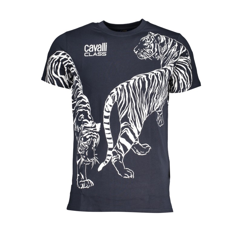 CAVALLI CLASS T-SHIRT MANICHE CORTE UOMO BLU CAVALLI CLASS T-SHIRT MANICHE CORTE UOMO BLU