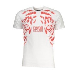 CAVALLI CLASS T-SHIRT MANICHE CORTE UOMO BIANCO