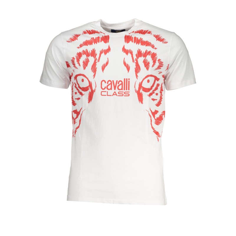 CAVALLI CLASS T-SHIRT MANICHE CORTE UOMO BIANCO CAVALLI CLASS T-SHIRT MANICHE CORTE UOMO BIANCO