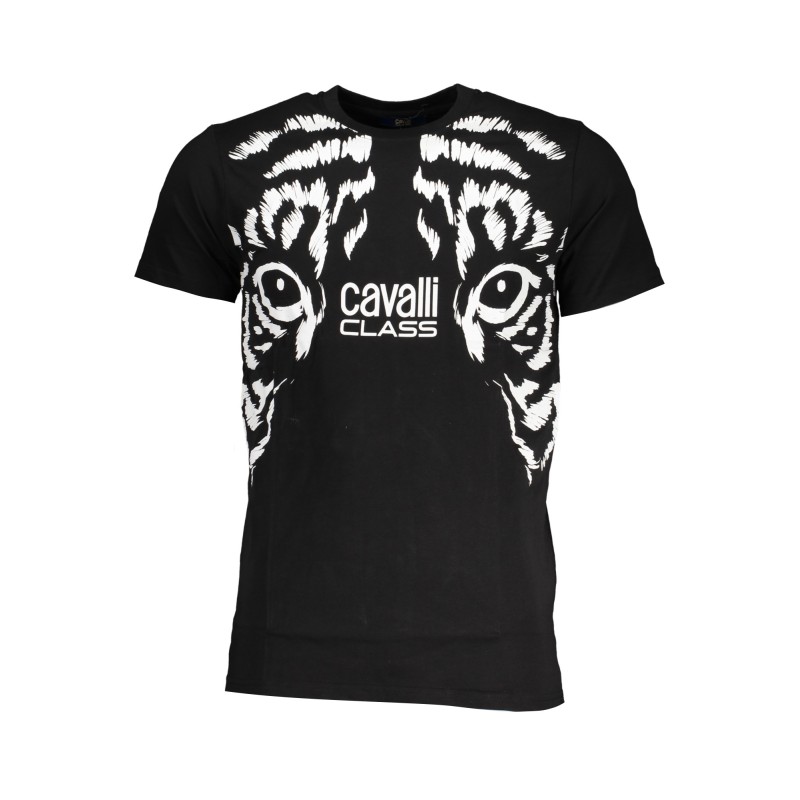 CAVALLI CLASS T-SHIRT MANICHE CORTE UOMO NERO CAVALLI CLASS T-SHIRT MANICHE CORTE UOMO NERO
