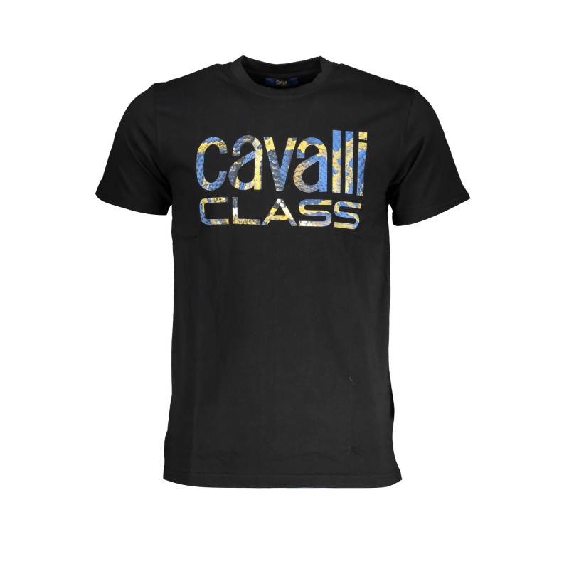 CAVALLI CLASS T-SHIRT MANICHE CORTE UOMO NERO CAVALLI CLASS T-SHIRT MANICHE CORTE UOMO NERO