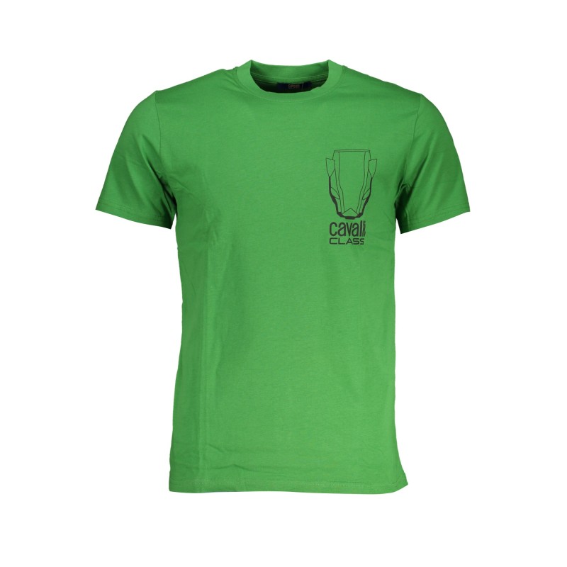 CAVALLI CLASS T-SHIRT MANICHE CORTE UOMO VERDE CAVALLI CLASS T-SHIRT MANICHE CORTE UOMO VERDE