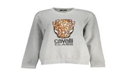 CAVALLI CLASS FELPA SENZA ZIP DONNA GRIGIO