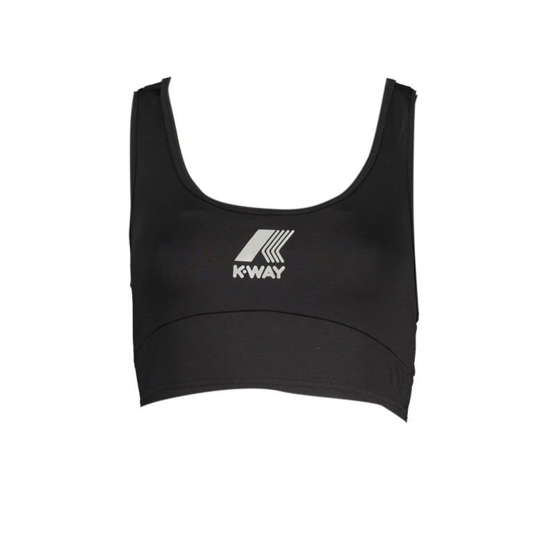 K-WAY TOP DONNA NERO K-WAY TOP DONNA NERO