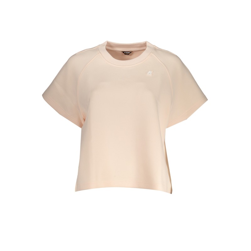 K-WAY T-SHIRT MANICHE CORTE DONNA ROSA K-WAY T-SHIRT MANICHE CORTE DONNA ROSA