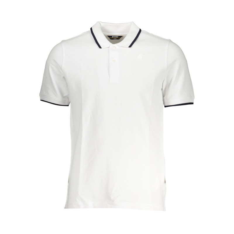 K-WAY POLO MANICHE CORTE UOMO BIANCO K-WAY POLO MANICHE CORTE UOMO BIANCO