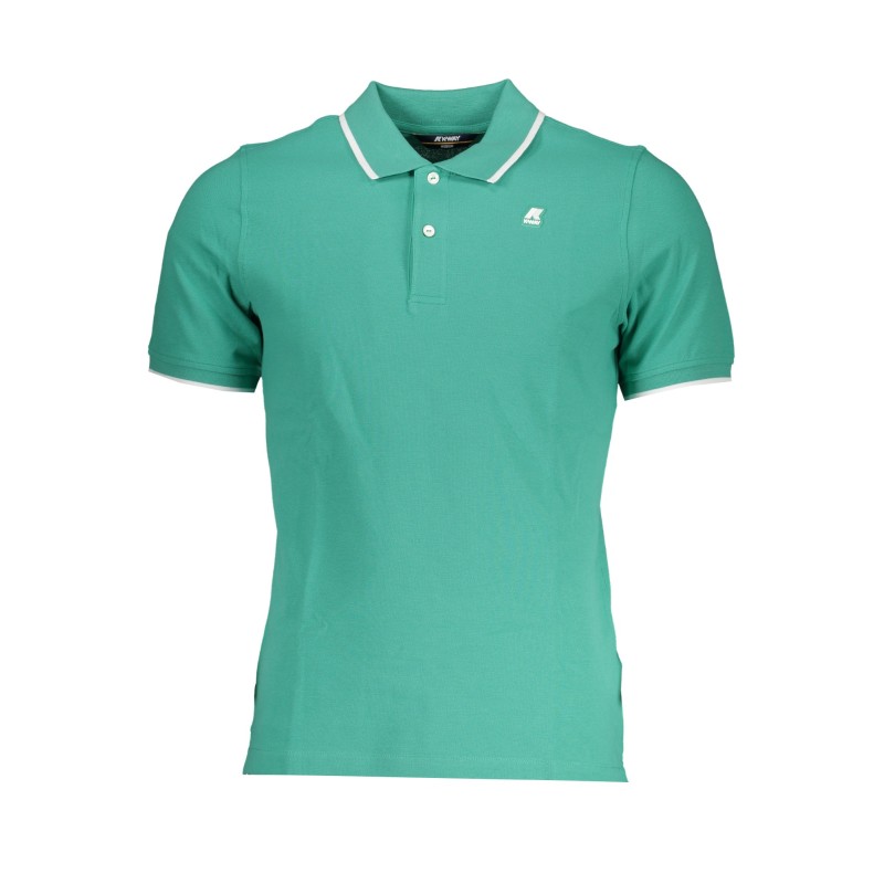 K-WAY POLO MANICHE CORTE UOMO VERDE K-WAY POLO MANICHE CORTE UOMO VERDE