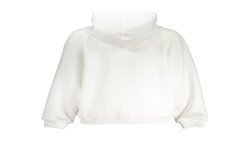 K-WAY FELPA CON ZIP DONNA BIANCO