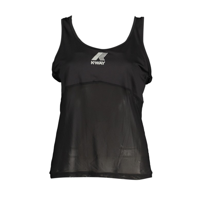 K-WAY CANOTTA AMERICANA DONNA NERO K-WAY CANOTTA AMERICANA DONNA NERO