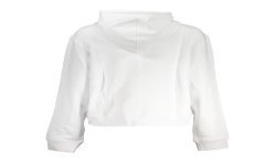 K-WAY FELPA CON ZIP DONNA BIANCO