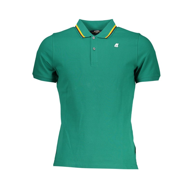 K-WAY POLO MANICHE CORTE UOMO VERDE K-WAY POLO MANICHE CORTE UOMO VERDE