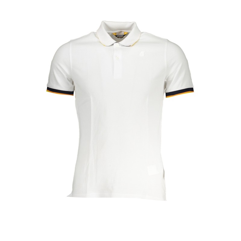K-WAY POLO MANICHE CORTE UOMO BIANCO K-WAY POLO MANICHE CORTE UOMO BIANCO