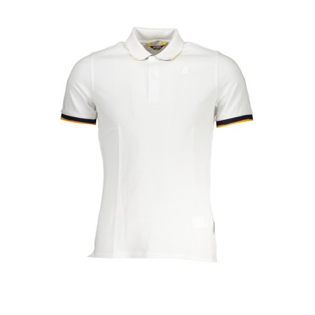 K-WAY POLO MANICHE CORTE UOMO BIANCO
