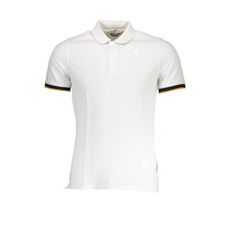 K-WAY POLO MANICHE CORTE UOMO BIANCO