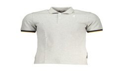 K-WAY POLO MANICHE CORTE UOMO GRIGIO