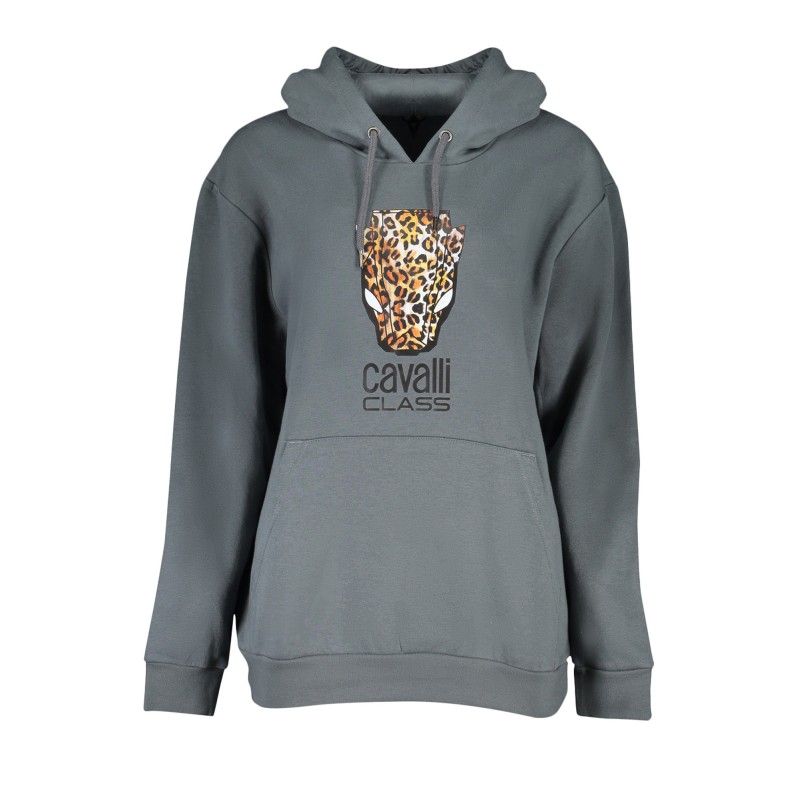 CAVALLI CLASS FELPA SENZA ZIP DONNA GRIGIO CAVALLI CLASS FELPA SENZA ZIP DONNA GRIGIO