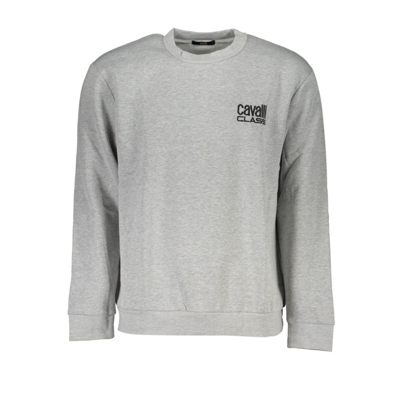 CAVALLI CLASS FELPA SENZA ZIP UOMO GRIGIO CAVALLI CLASS FELPA SENZA ZIP UOMO GRIGIO