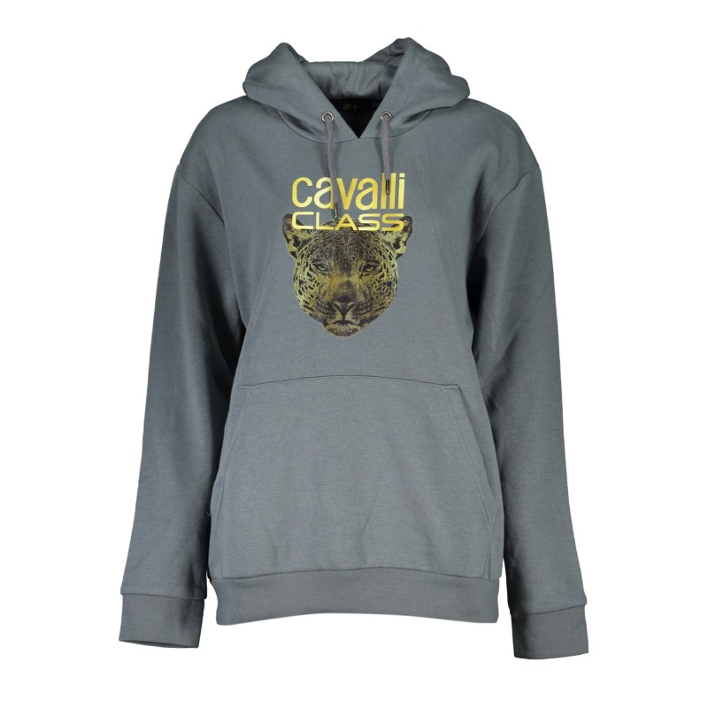 CAVALLI CLASS FELPA SENZA ZIP DONNA GRIGIO CAVALLI CLASS FELPA SENZA ZIP DONNA GRIGIO