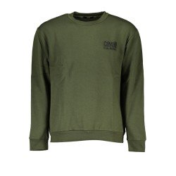 CAVALLI CLASS FELPA SENZA ZIP UOMO VERDE