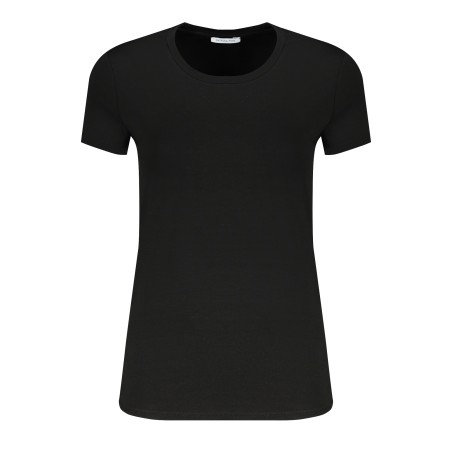 PATRIZIA PEPE T-SHIRT MANICHE CORTE DONNA NERO