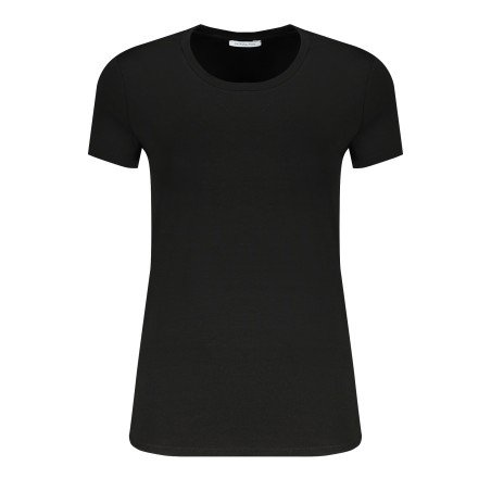 PATRIZIA PEPE T-SHIRT MANICHE CORTE DONNA NERO