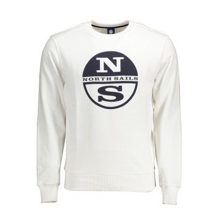 NORTH SAILS FELPA SENZA ZIP UOMO BIANCO