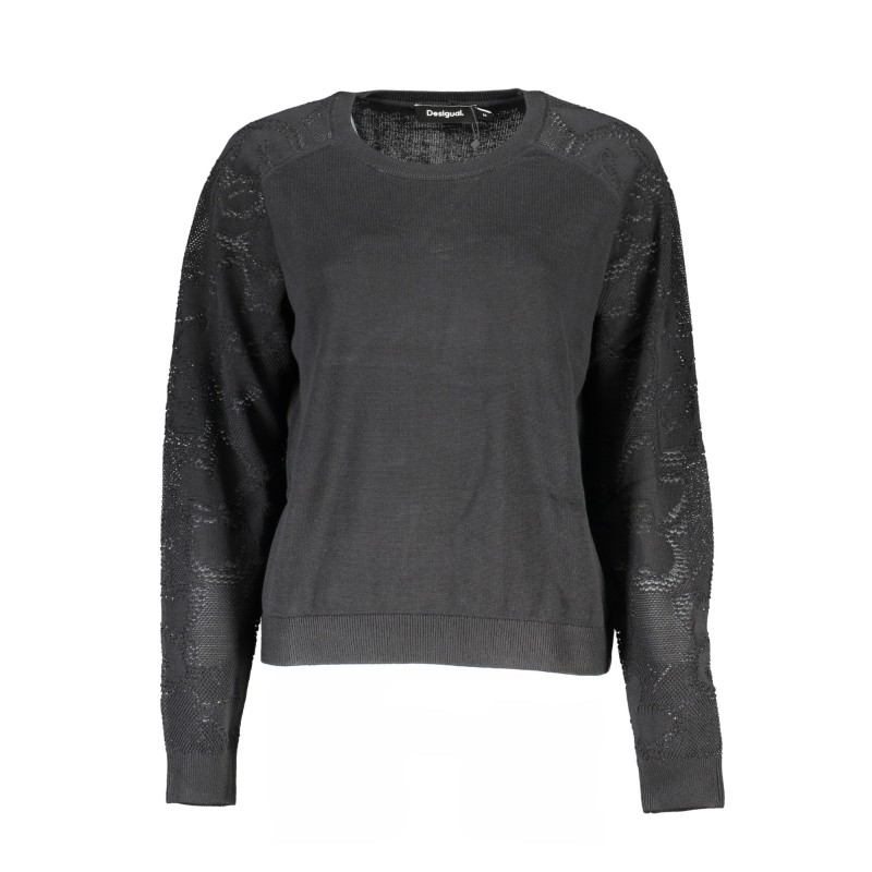 DESIGUAL MAGLIA DONNA NERO DESIGUAL MAGLIA DONNA NERO