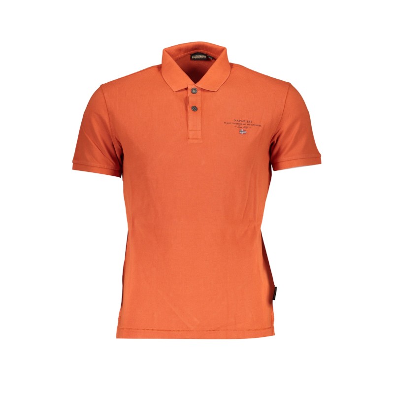 NAPAPIJRI POLO MANICHE CORTE UOMO ARANCIO NAPAPIJRI POLO MANICHE CORTE UOMO ARANCIO