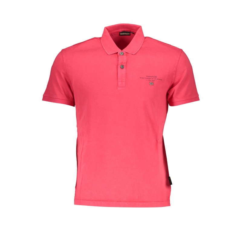 NAPAPIJRI POLO MANICHE CORTE UOMO ROSA NAPAPIJRI POLO MANICHE CORTE UOMO ROSA