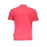 NAPAPIJRI POLO MANICHE CORTE UOMO ROSA