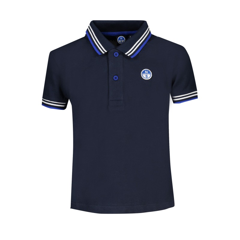 NORTH SAILS POLO MANICHE CORTE BAMBINO BLU NORTH SAILS POLO MANICHE CORTE BAMBINO BLU