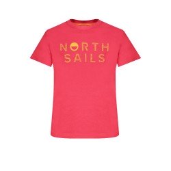 NORTH SAILS T-SHIRT MANICHE CORTE BAMBINO ROSSO