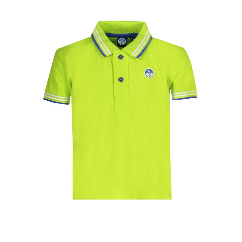 NORTH SAILS POLO MANICHE CORTE BAMBINO VERDE NORTH SAILS POLO MANICHE CORTE BAMBINO VERDE