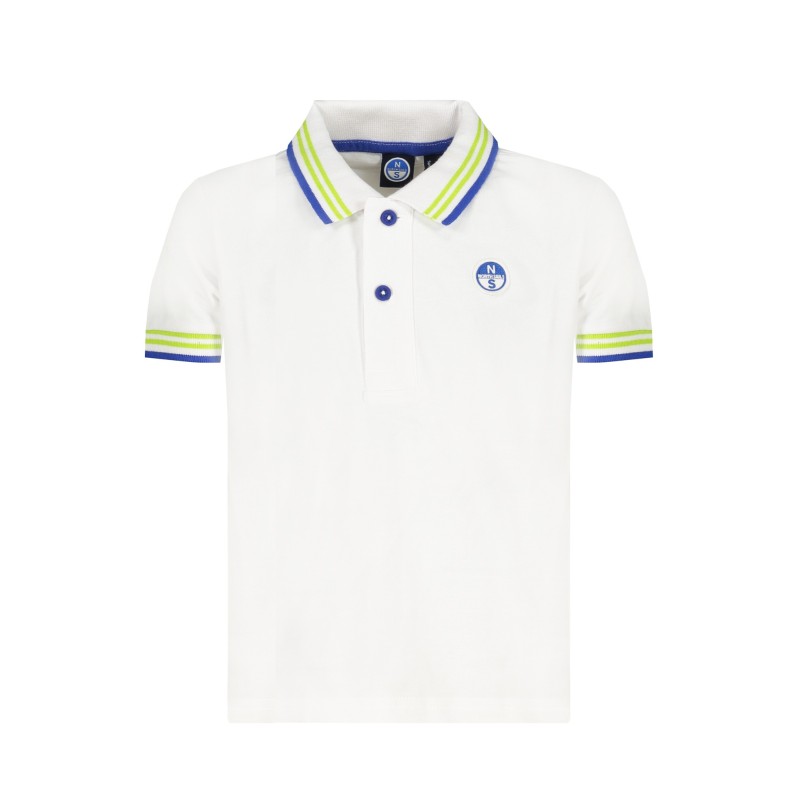 NORTH SAILS POLO MANICHE CORTE BAMBINO BIANCO NORTH SAILS POLO MANICHE CORTE BAMBINO BIANCO