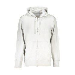 CALVIN KLEIN FELPA CON ZIP UOMO GRIGIO