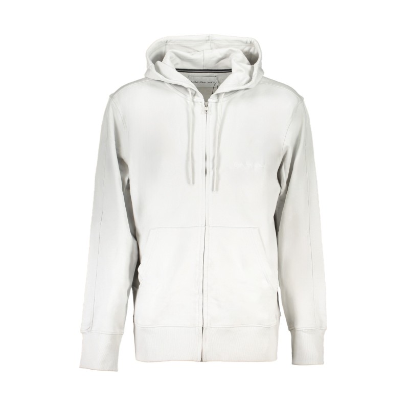 CALVIN KLEIN FELPA CON ZIP UOMO GRIGIO CALVIN KLEIN FELPA CON ZIP UOMO GRIGIO