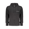 CALVIN KLEIN FELPA CON ZIP UOMO NERO