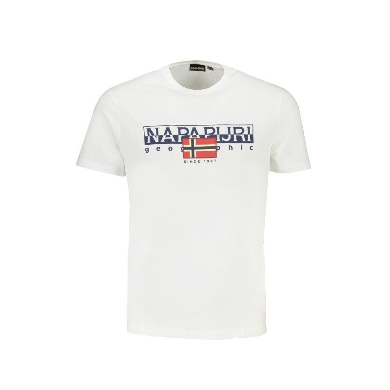 NAPAPIJRI T-SHIRT MANICHE CORTE UOMO BIANCO NAPAPIJRI T-SHIRT MANICHE CORTE UOMO BIANCO