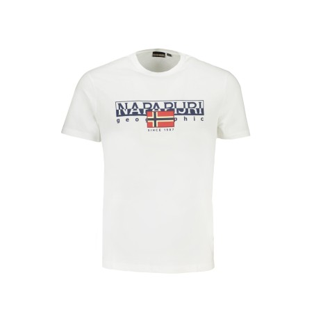 NAPAPIJRI T-SHIRT MANICHE CORTE UOMO BIANCO