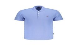 NAPAPIJRI POLO MANICHE CORTE UOMO AZZURRO
