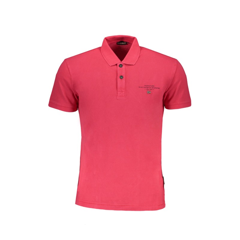 NAPAPIJRI POLO MANICHE CORTE UOMO ROSA NAPAPIJRI POLO MANICHE CORTE UOMO ROSA