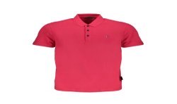 NAPAPIJRI POLO MANICHE CORTE UOMO ROSA
