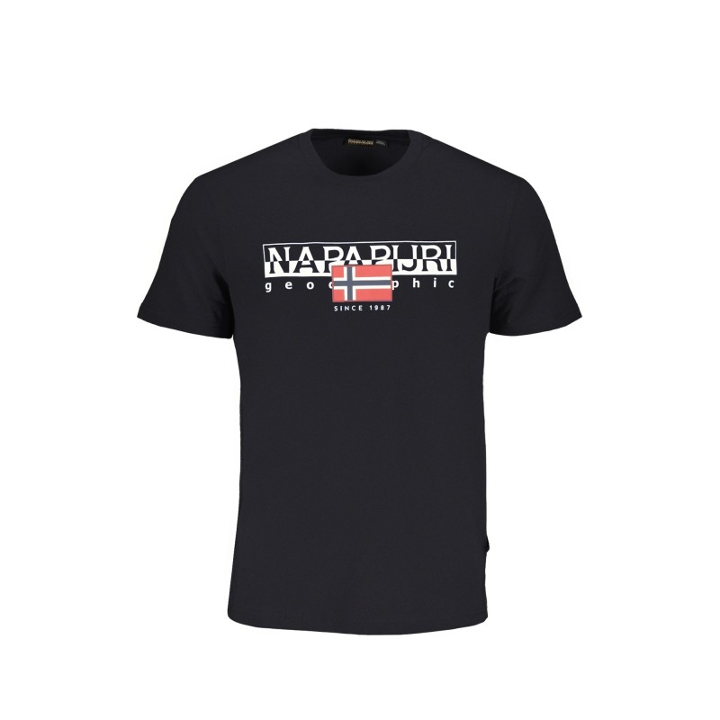 NAPAPIJRI T-SHIRT MANICHE CORTE UOMO NERO NAPAPIJRI T-SHIRT MANICHE CORTE UOMO NERO