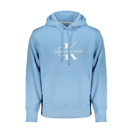 CALVIN KLEIN FELPA SENZA ZIP UOMO AZZURRO