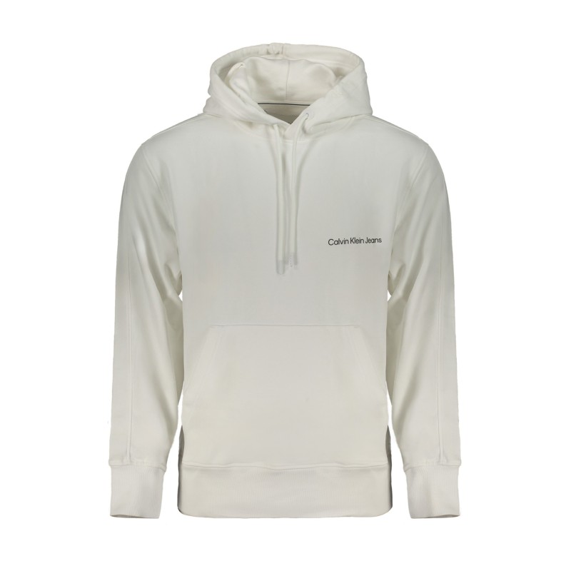 CALVIN KLEIN FELPA SENZA ZIP UOMO BIANCO CALVIN KLEIN FELPA SENZA ZIP UOMO BIANCO