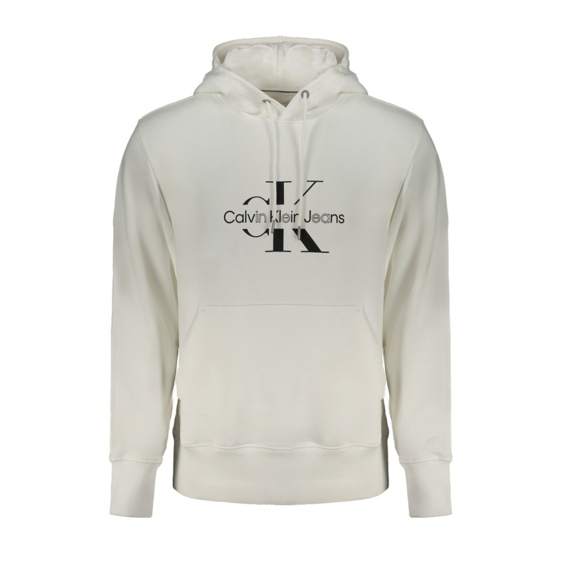 CALVIN KLEIN FELPA SENZA ZIP UOMO BIANCO CALVIN KLEIN FELPA SENZA ZIP UOMO BIANCO